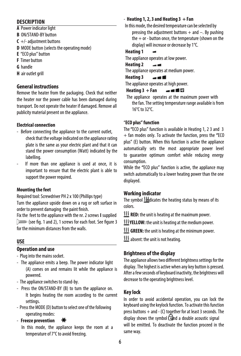 Page 1 de la notice Manuel utilisateur DeLonghi SlimStyle HSX4324E