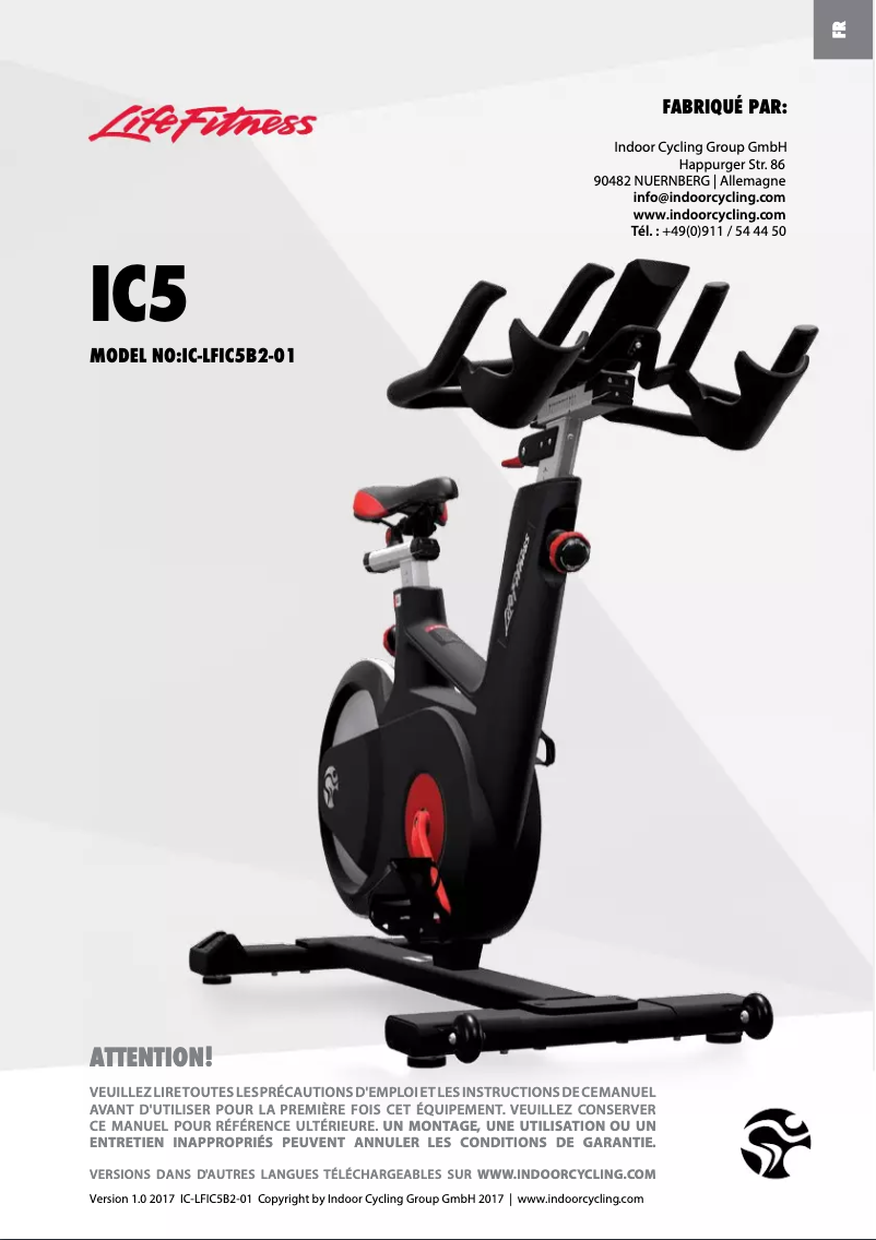 Imagen de la primera página del manual del dispositivo IC5