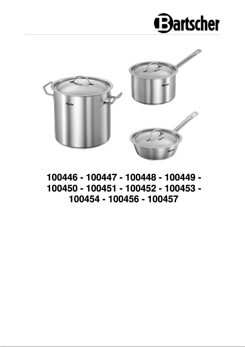 Image de la première page du manuel de l'appareil 100446