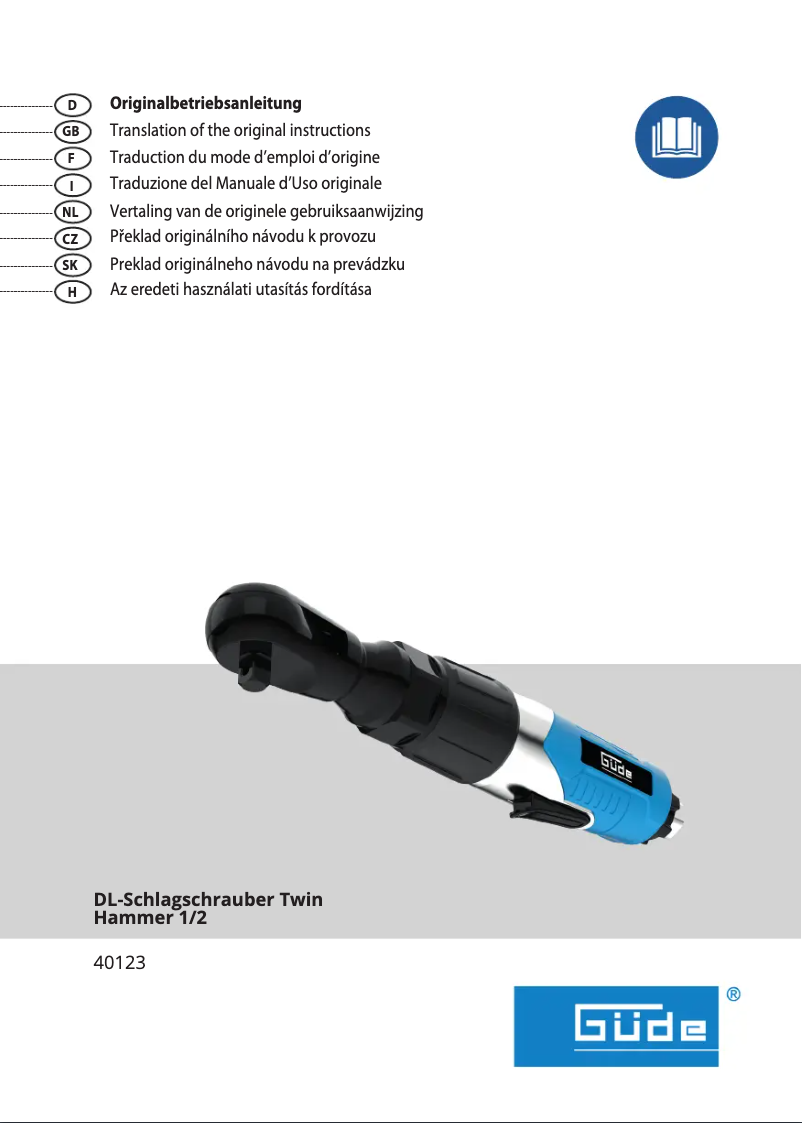 Página 1 del manual Manual de usuario Güde 40123