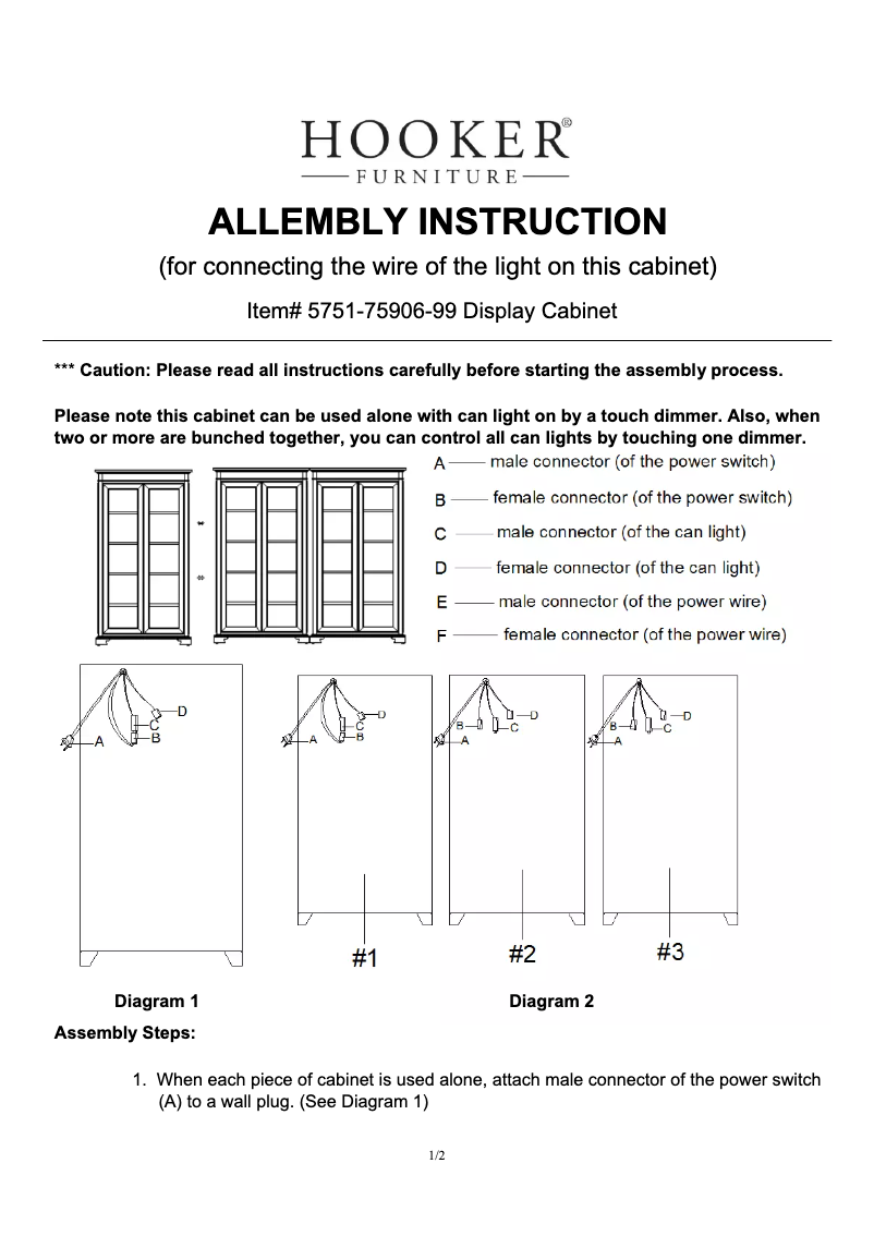 Image de la première page du manuel de l'appareil 5751-75906-99