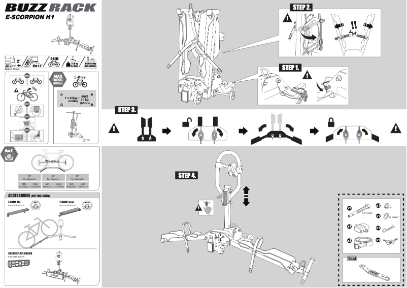 Página 1 del manual Manual de usuario Buzz Rack E-Scorpion H1