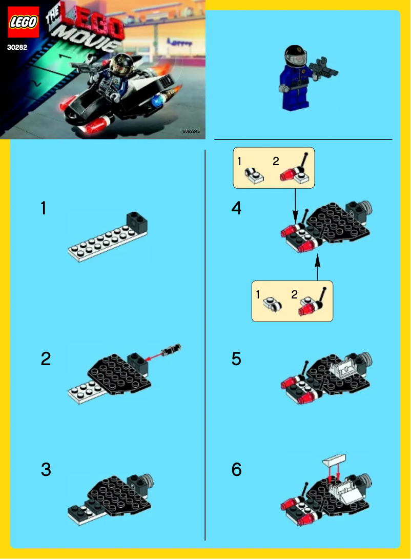 Page n°1 - Manuel utilisateur Lego Super Secret Police Enforcer 30282