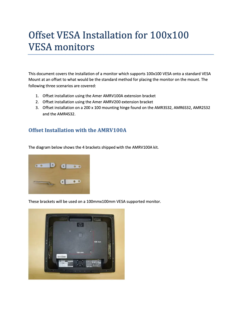 Page 1 de la notice Manuel utilisateur Amer AMR6S32