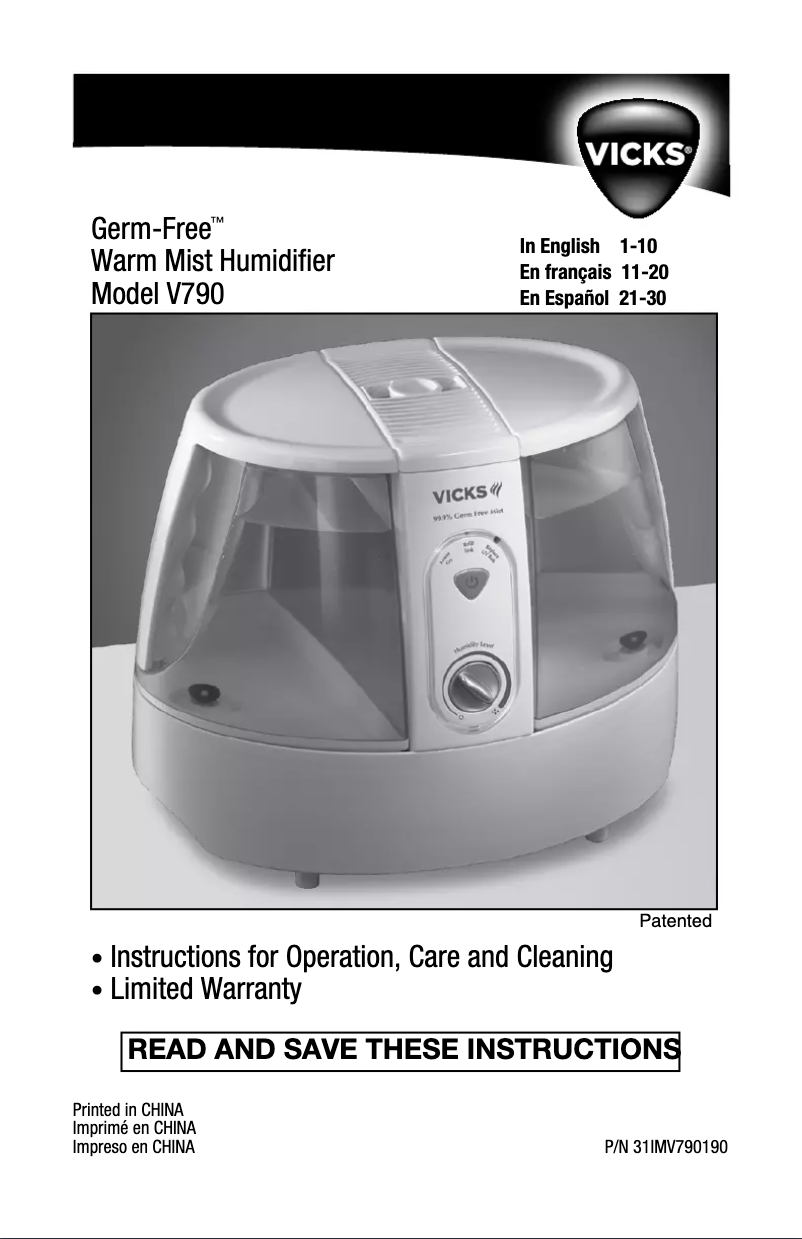 Página 1 del manual Manual de usuario Kaz V790-N