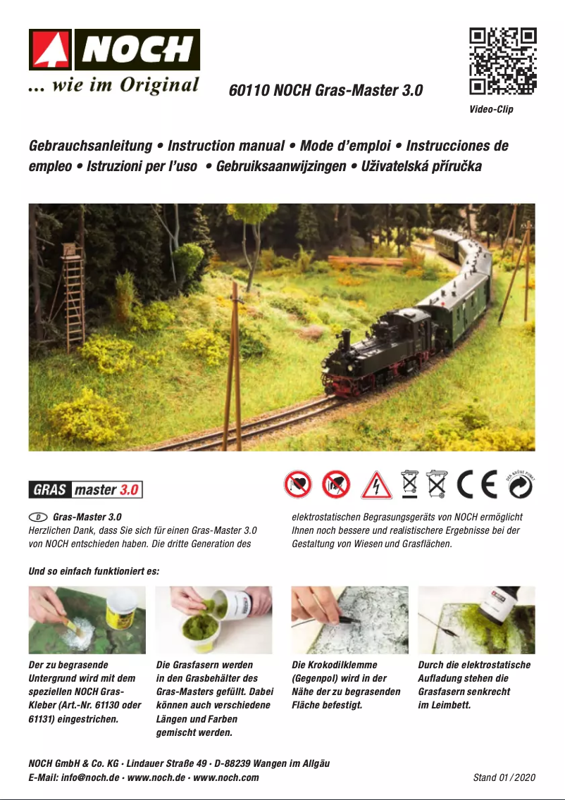 Page n°1 - Manuel utilisateur NOCH Gras-Master 3.0