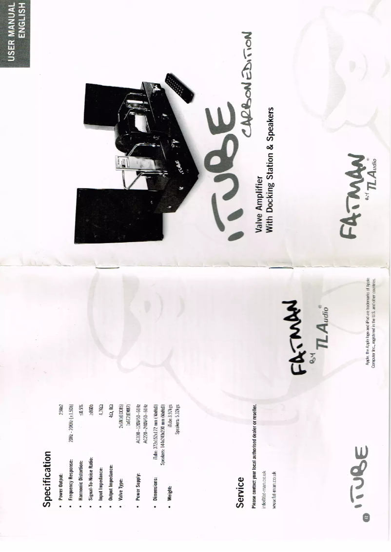 Page 1 de la notice Manuel utilisateur Fatman iTube