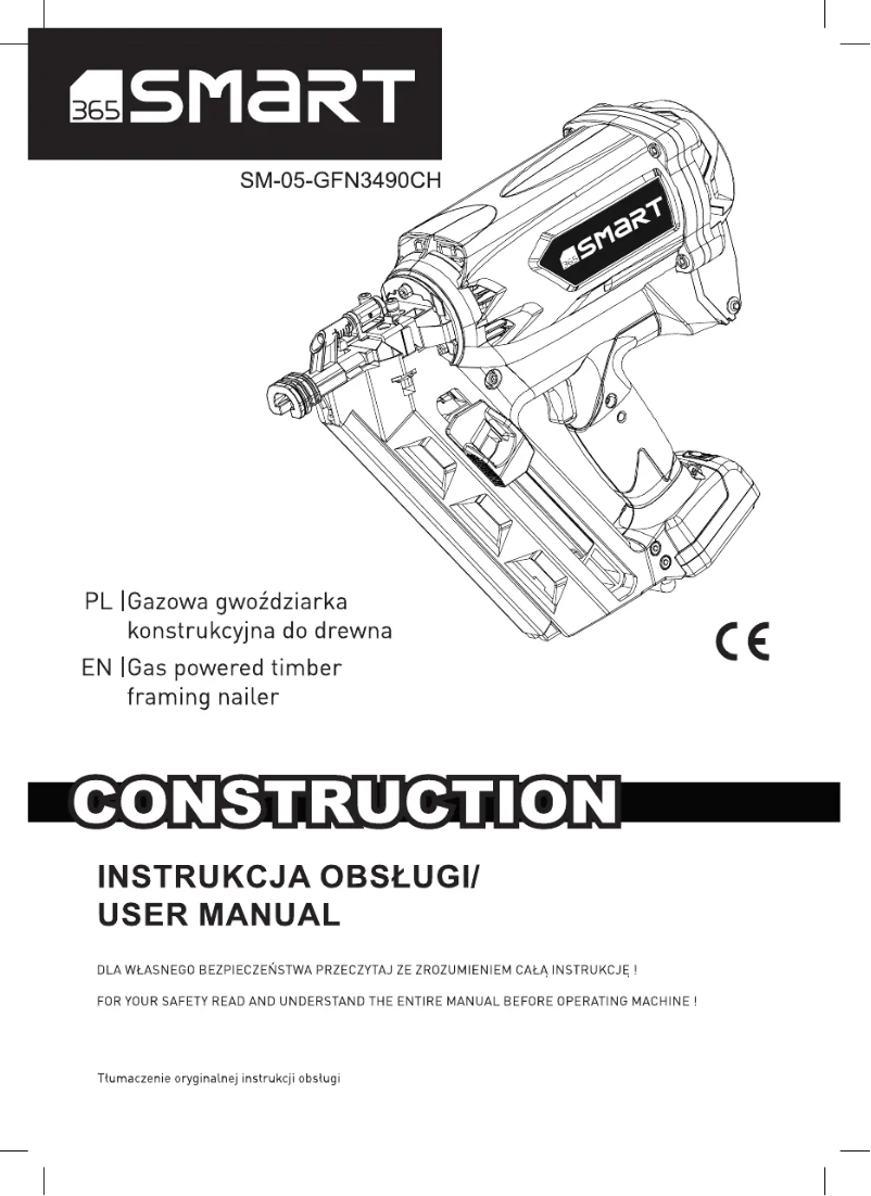 Page 1 de la notice Manuel utilisateur Smart365 SM-05-3490CH