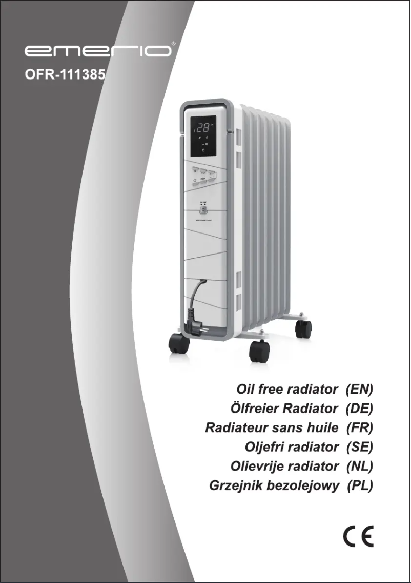 Page 1 de la notice Manuel utilisateur Emerio OFR-111385
