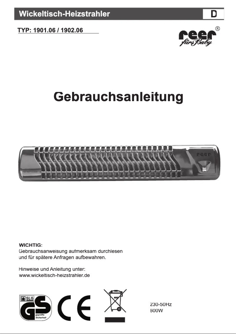 Página 1 del manual Manual de usuario Reer Viera TX-49FSW504