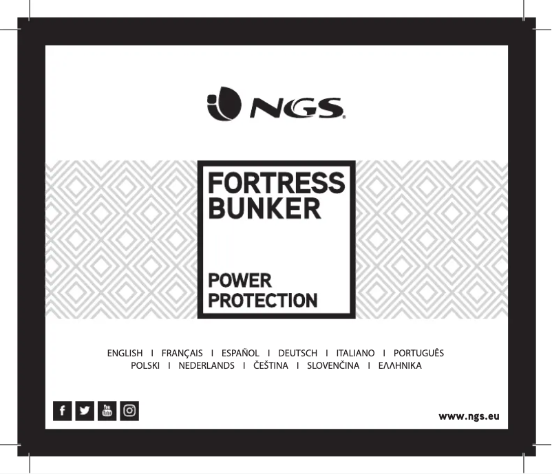 Página 1 del manual Manual de usuario NGS Fortress Bunker