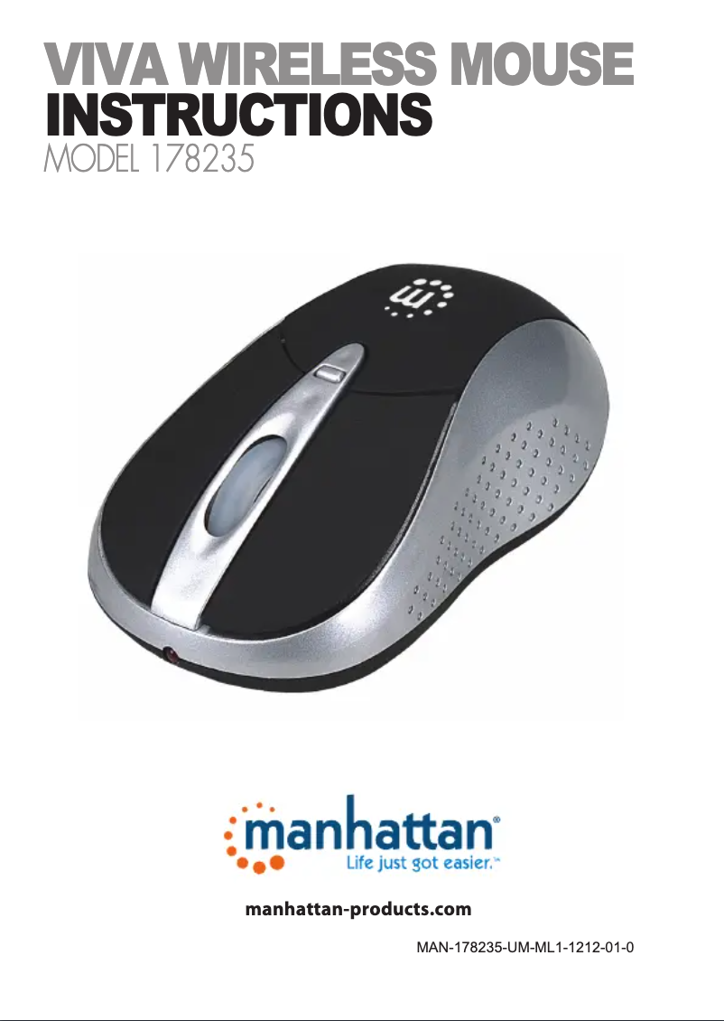 Page 1 de la notice Manuel utilisateur Manhattan Viva