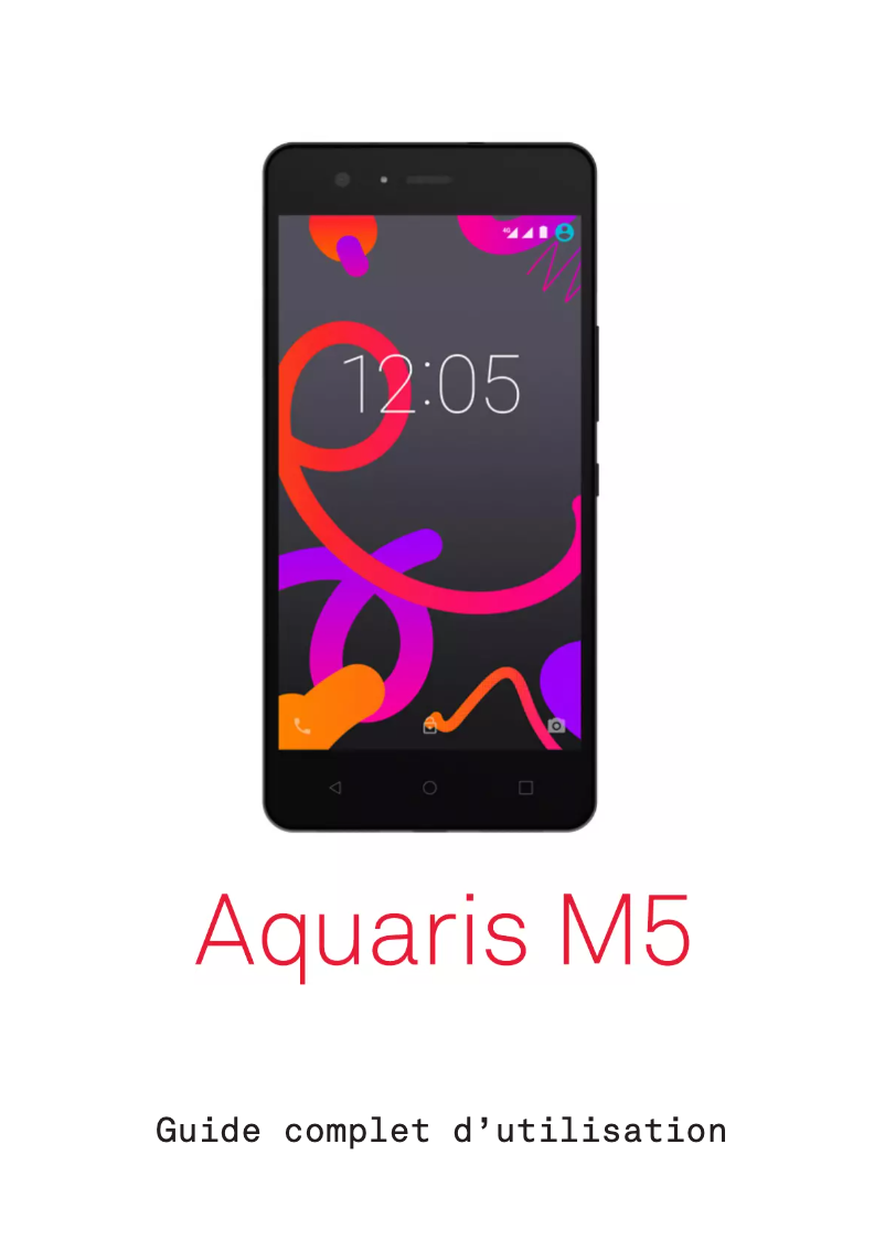 Image de la première page du manuel de l'appareil Aquaris M5