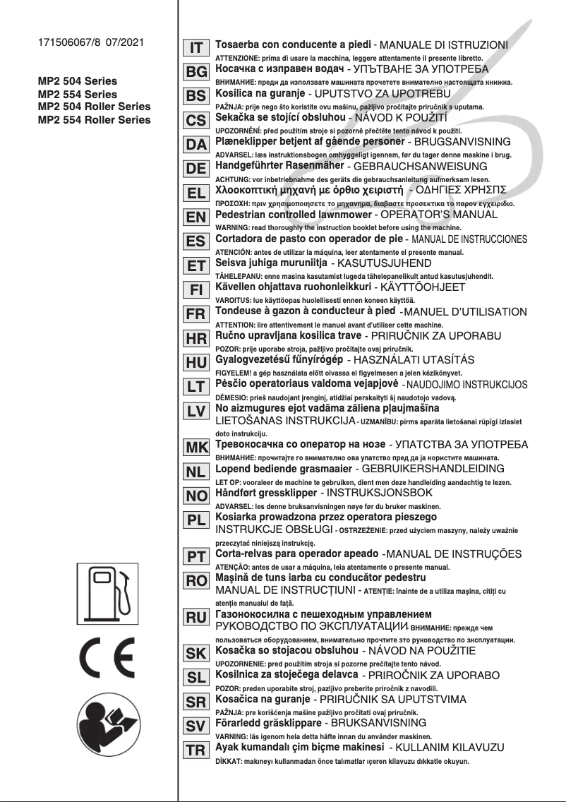 Page 1 de la notice Manuel utilisateur Stiga Twinclip 950 VE