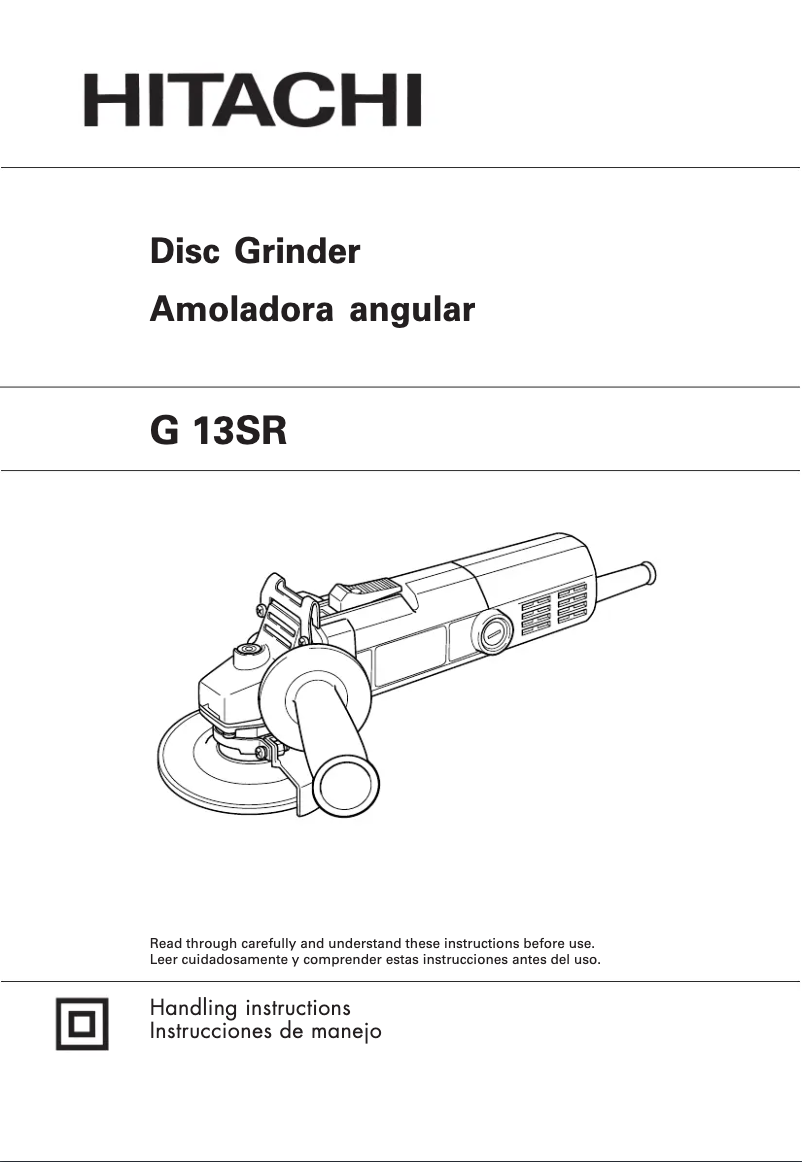 Page n°1 - Manuel utilisateur Hitachi G 13SR