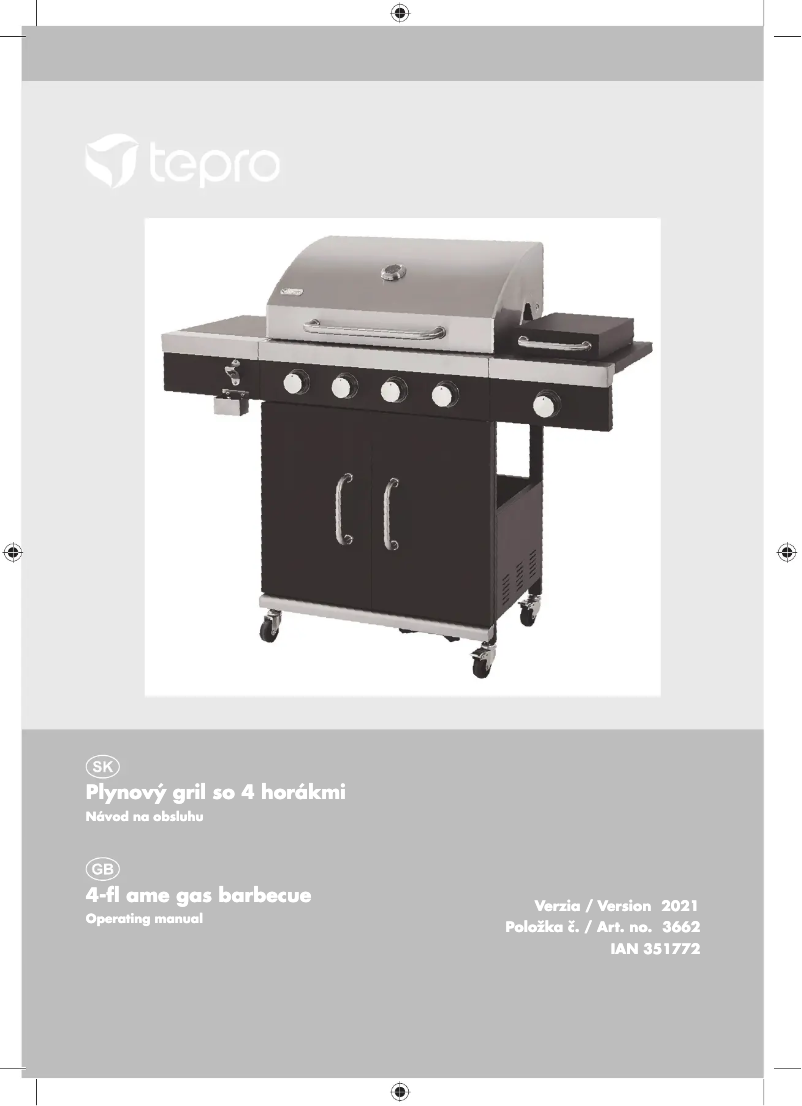 Page 1 de la notice Manuel utilisateur tepro IAN 351772