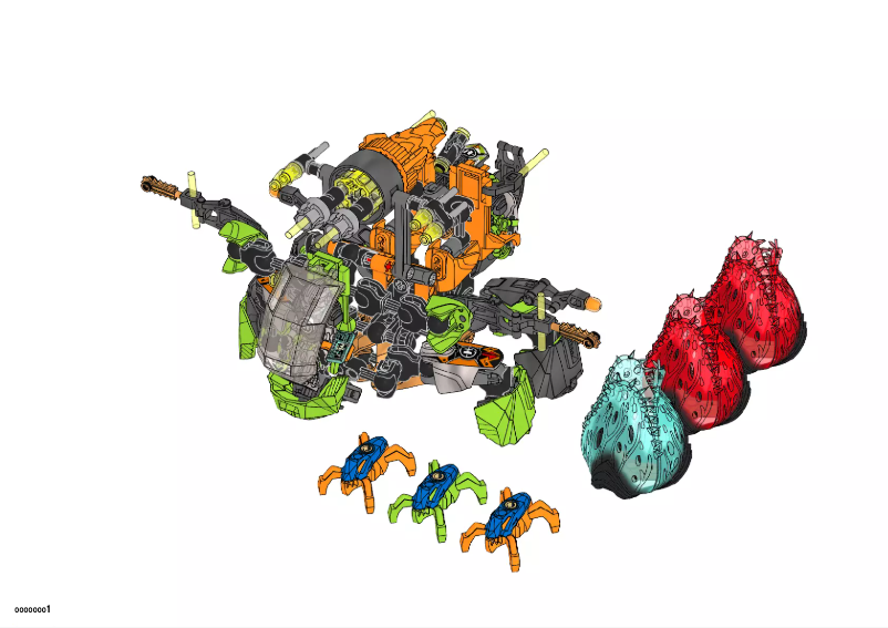 Page 1 de la notice Manuel utilisateur Lego Hero Factory 44025