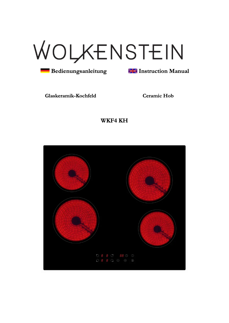 Page 1 de la notice Manuel utilisateur Wolkenstein WKF4 KH