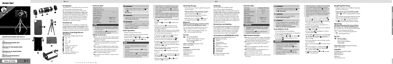 Image de la première page du manuel de l'appareil STS 8 A1