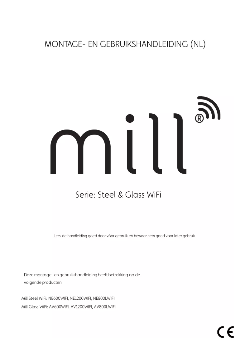 Page 1 de la notice Manuel utilisateur Mill NE900WIFI