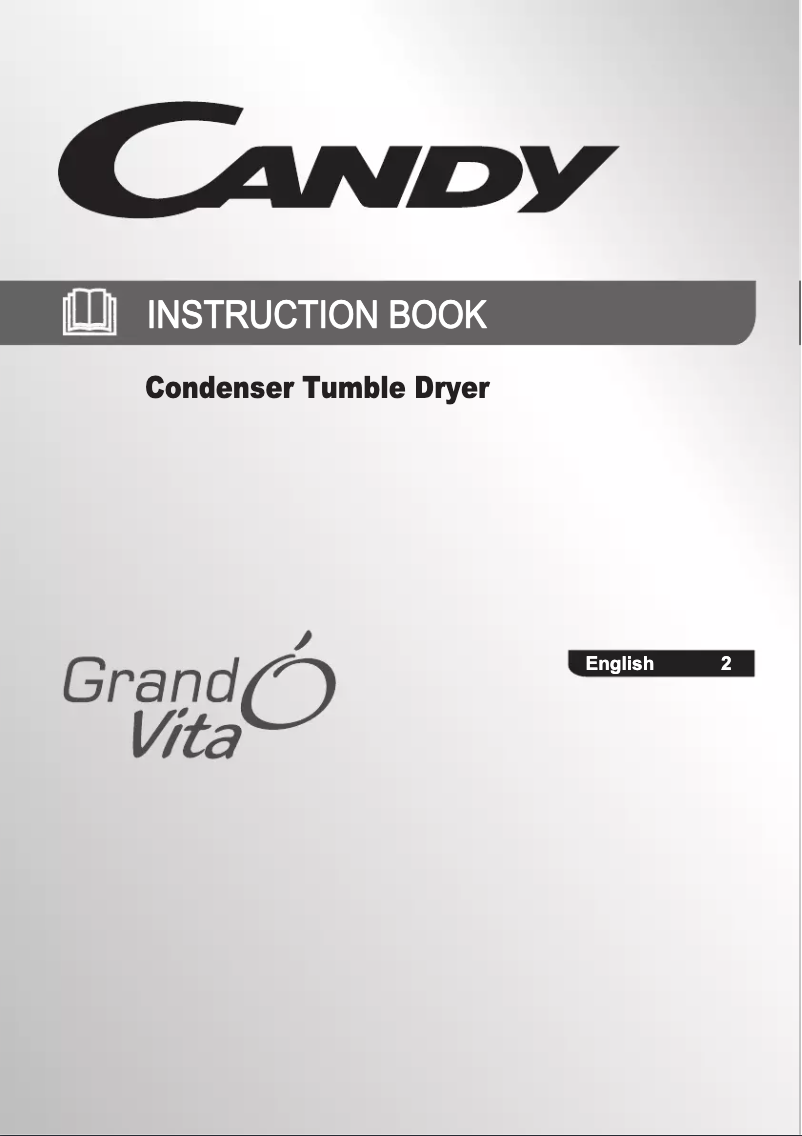 Page 1 of the manual User Manual Candy GVC D91WB-80