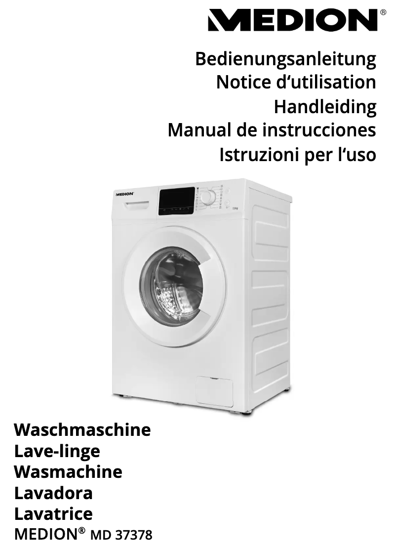 Page n°1 - Manuel utilisateur Medion MD 37378