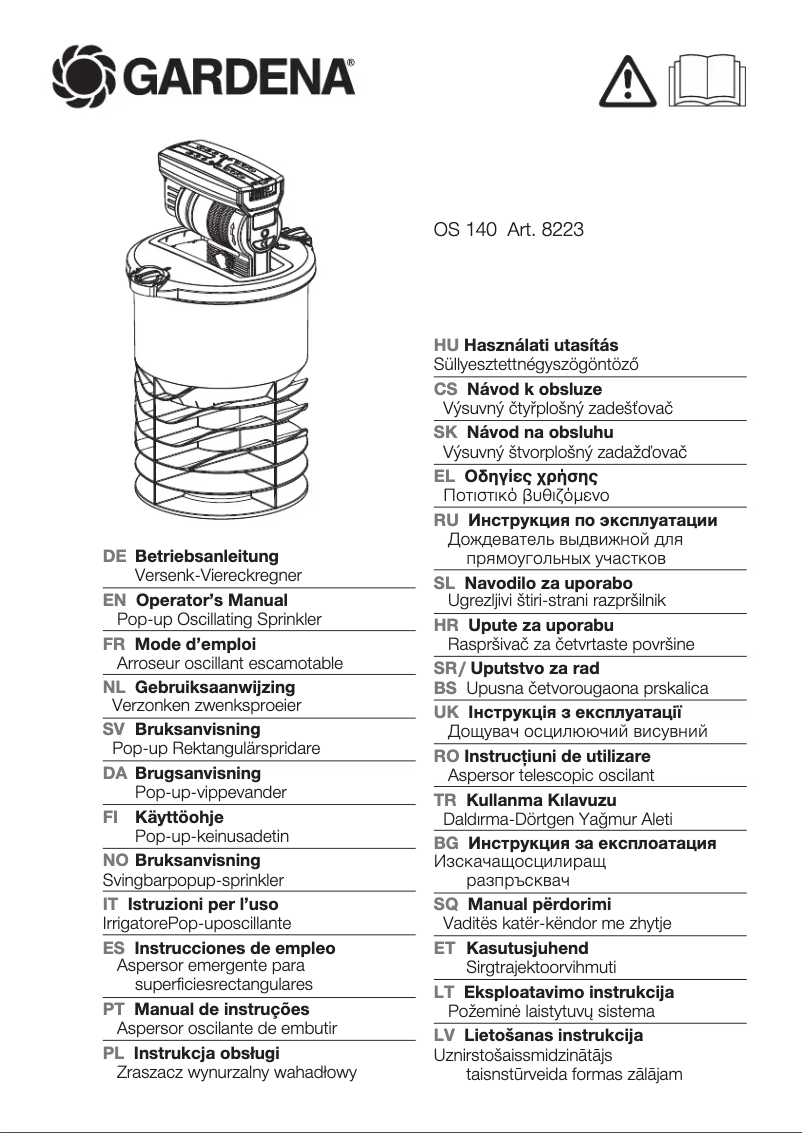 Página 1 del manual Manual de usuario Gardena OS 140
