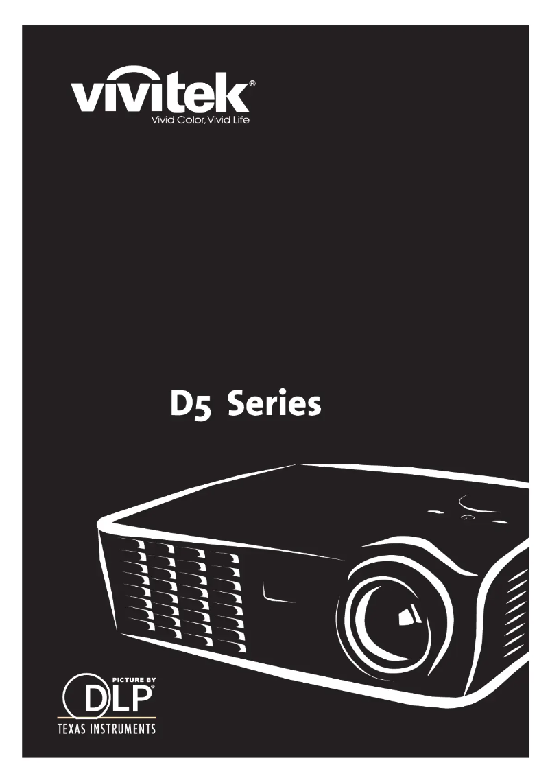 Page n°1 - Manuel utilisateur Vivitek D516