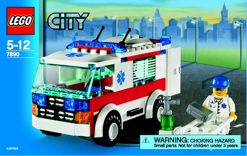 Page n°1 - Manuel utilisateur Lego City 7890