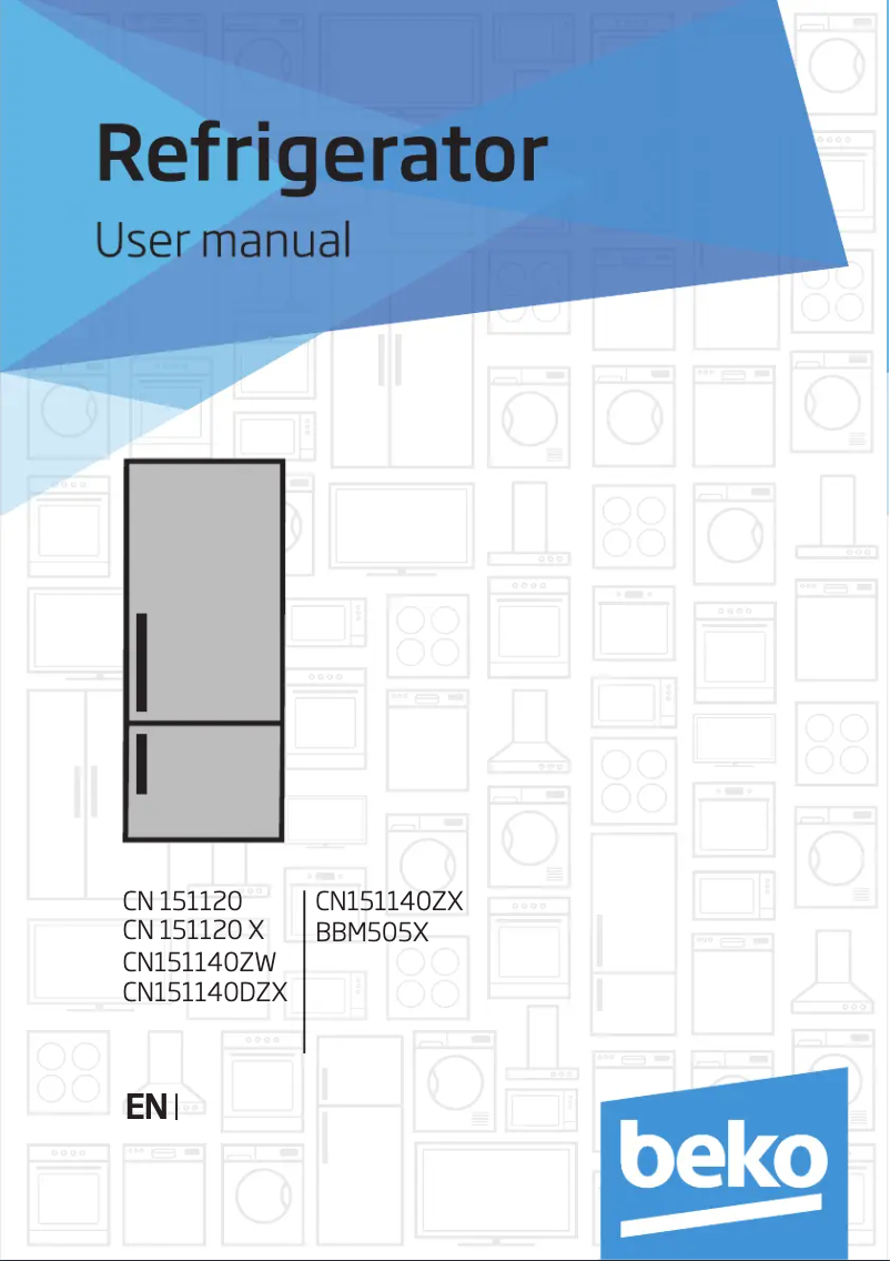 Page n°1 - Manuel utilisateur Beko BBM505X