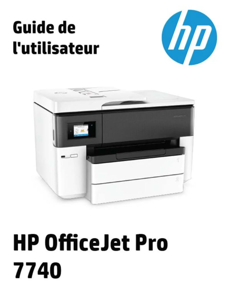 Image de la première page du manuel de l'appareil LaserJet M209dw