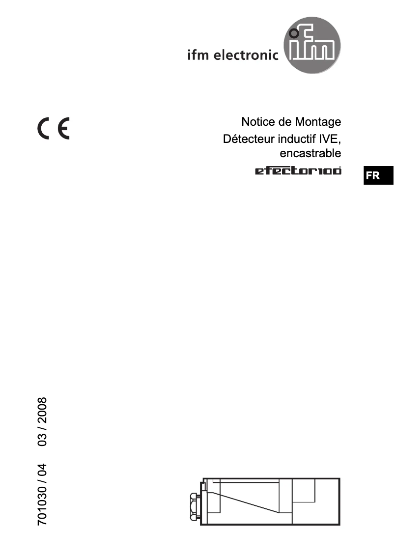 Page 1 de la notice Manuel utilisateur IFM IV5002