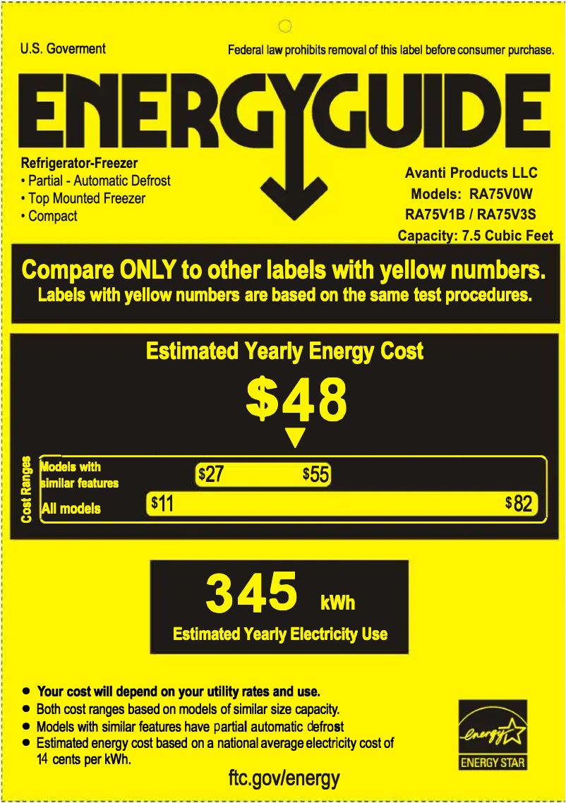 Image de la première page du manuel de l'appareil RA75V1B