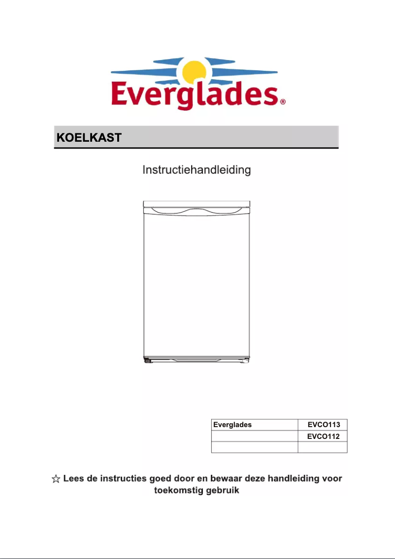Page 1 de la notice Manuel utilisateur Everglades EVCO112