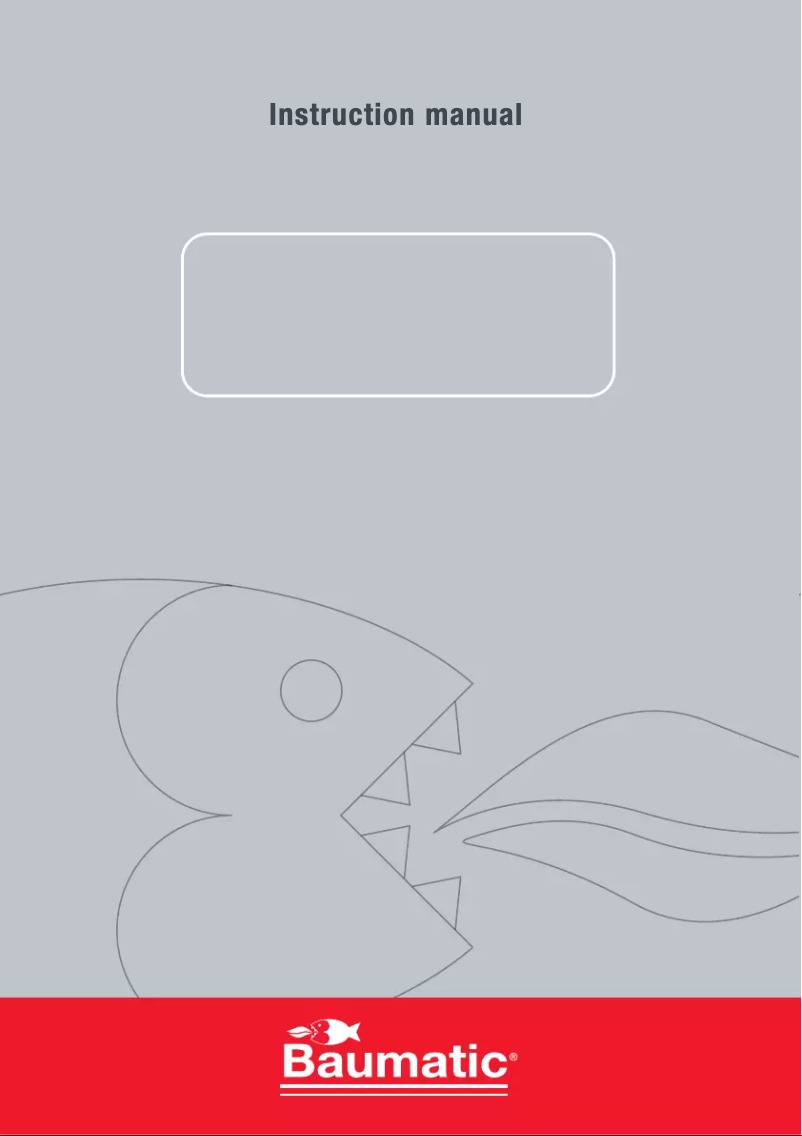 Page n°1 - Manuel utilisateur Baumatic B44SSA