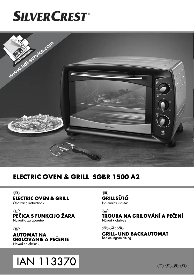 Image de la première page du manuel de l'appareil SGB 1200 A1