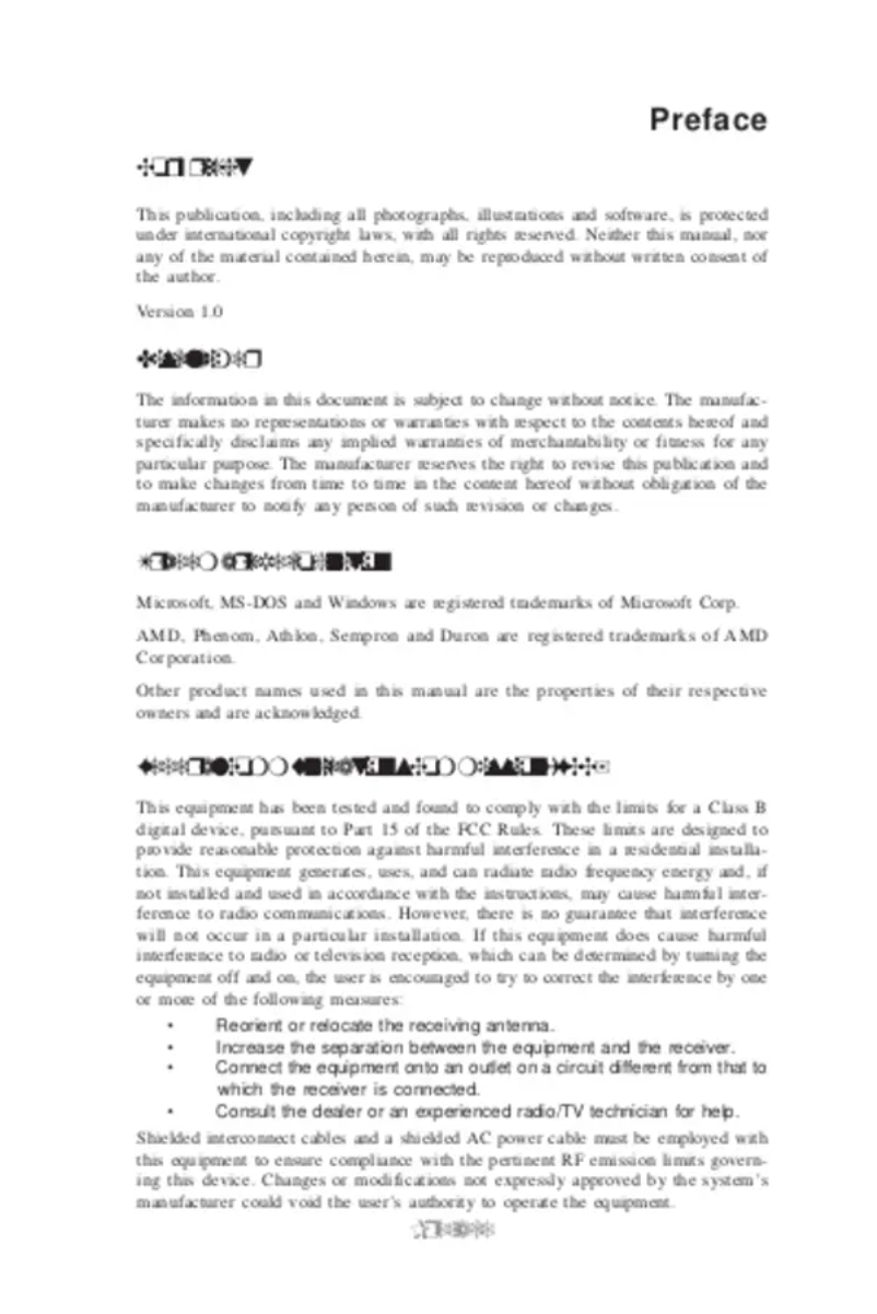 Page 1 de la notice Manuel utilisateur ECS A990FXM-A