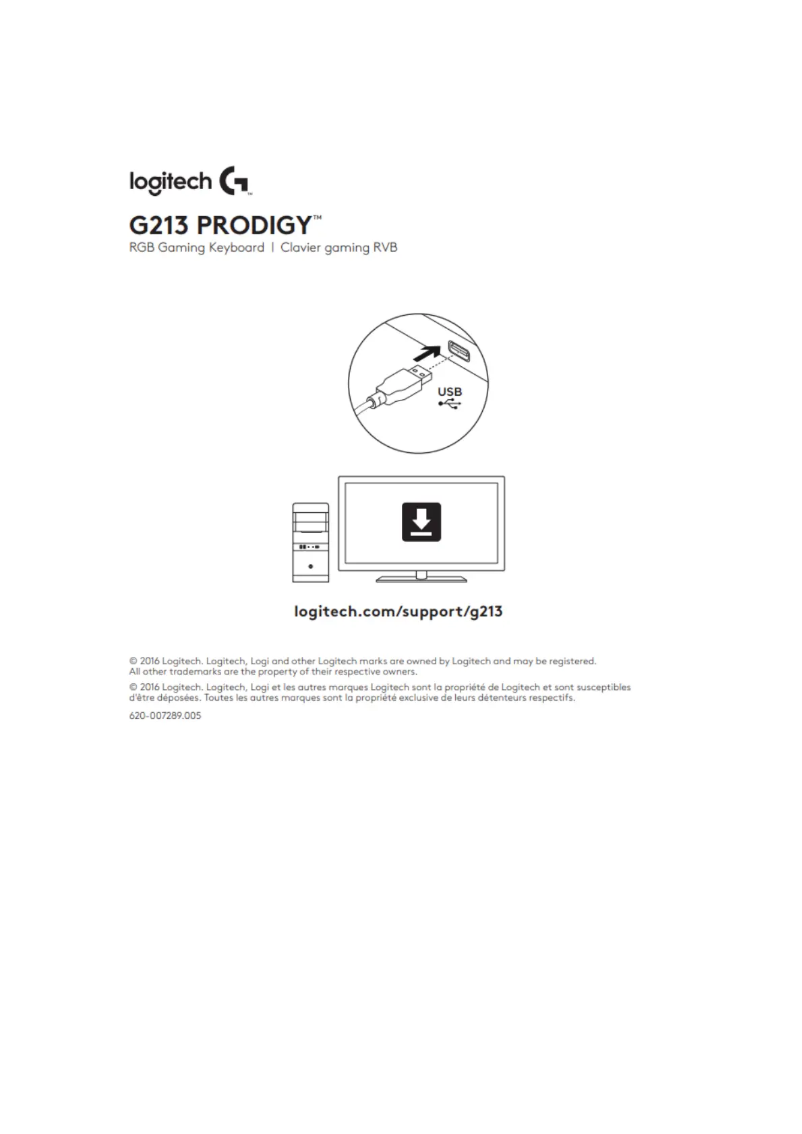 Page n°1 - Manuel utilisateur Logitech G213 Prodigy