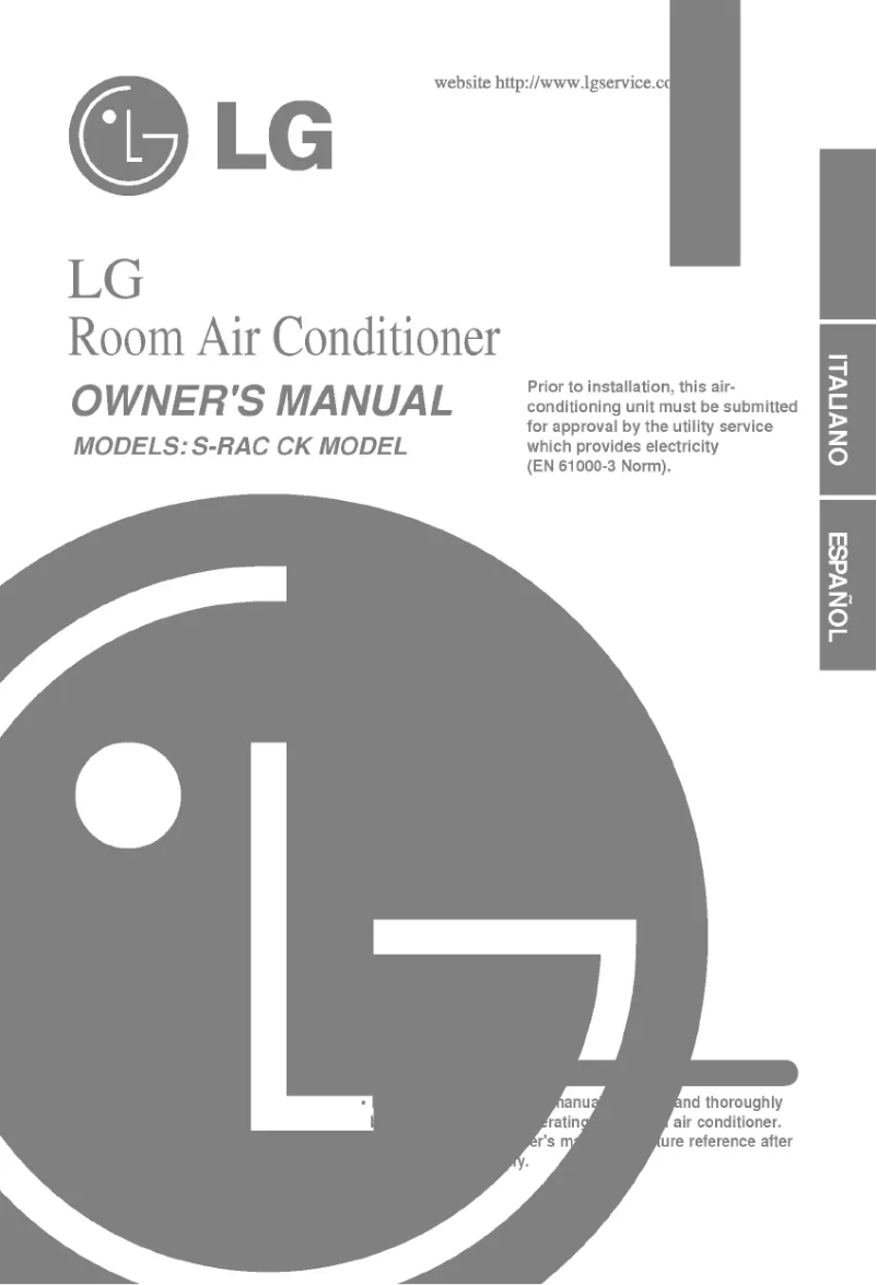 Page n°1 - Manuel utilisateur LG AS-H096QGA2