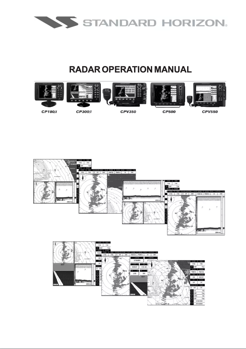 Page 1 de la notice Manuel utilisateur Standard Horizon CPV350