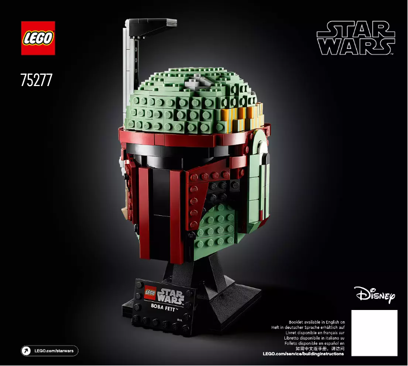 Page 1 de la notice Manuel utilisateur Lego Star Wars 75277