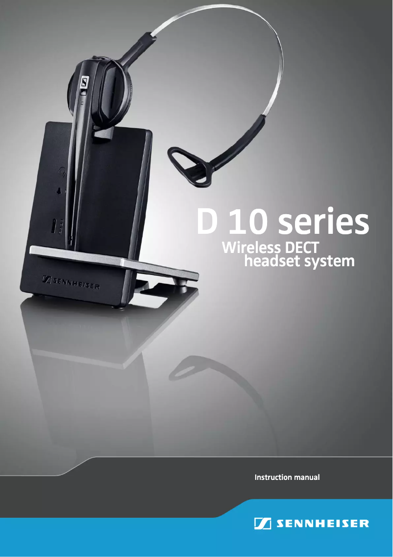 Image de la première page du manuel de l'appareil D10 USB ML
