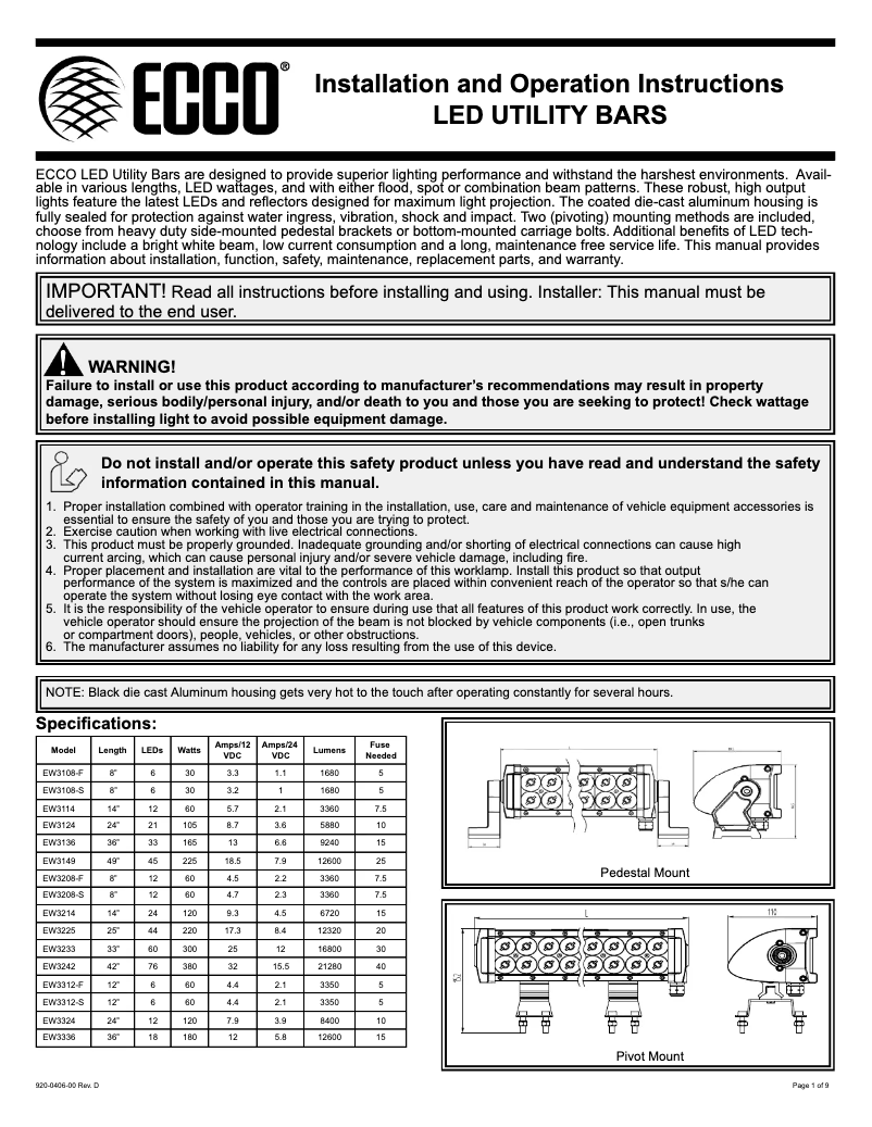 Page 1 de la notice Manuel utilisateur Epcom X3225