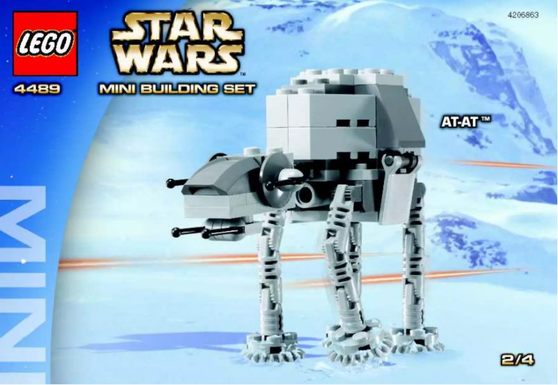 Page n°1 - Manuel utilisateur Lego Star Wars 4489