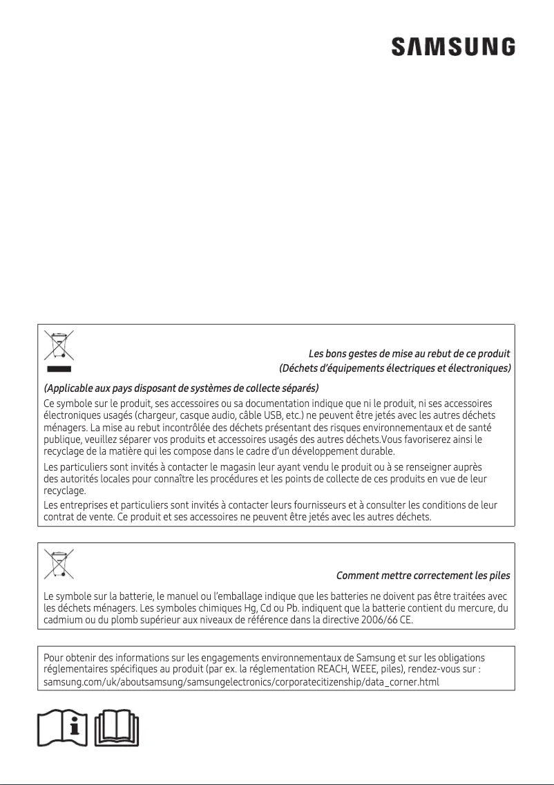 Page 1 de la notice Manuel utilisateur Samsung AR24NSFPEWQN