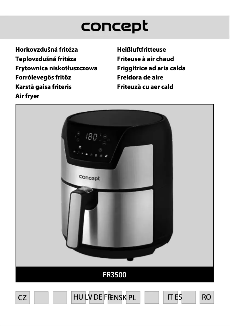 Page n°1 - Manuel utilisateur Concept FR3500
