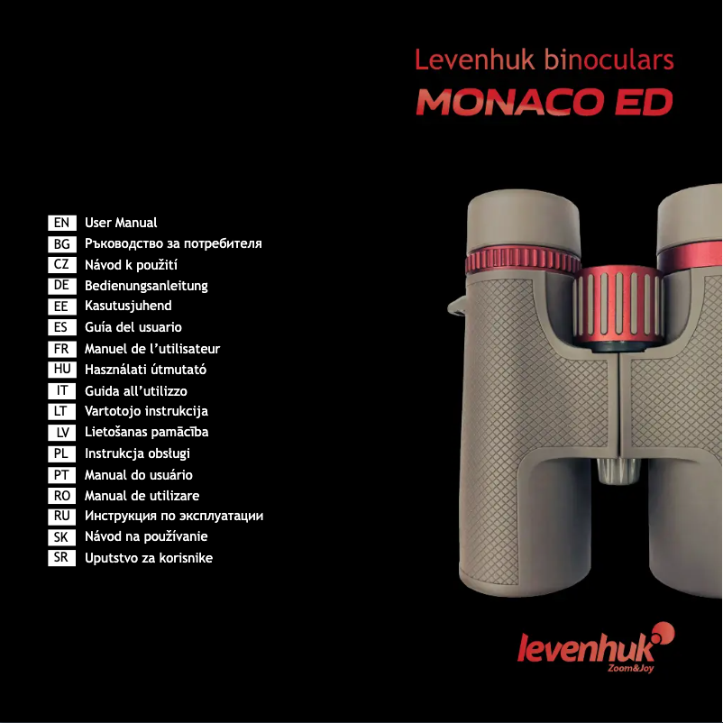 Page n°1 - Manuel utilisateur Levenhuk Monaco ED 12x50