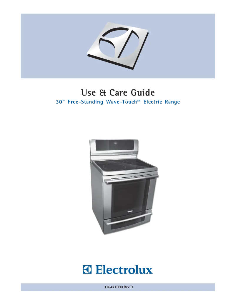 Page n°1 - Manuel utilisateur Electrolux EW30EF65GS