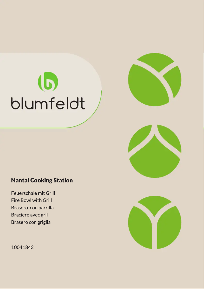 Page 1 de la notice Manuel utilisateur Blumfeldt Nantai Cooking Station