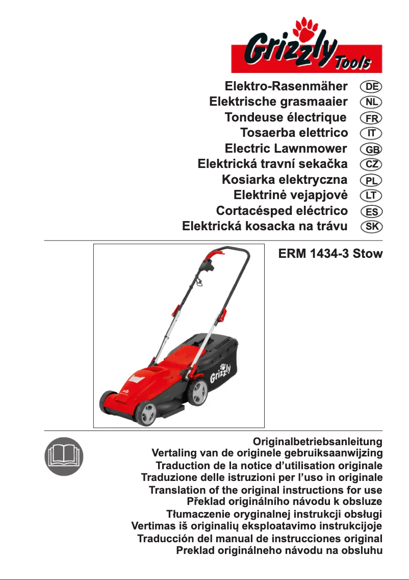 Página 1 del manual Manual de usuario Grizzly ERM 1434-3 Stow